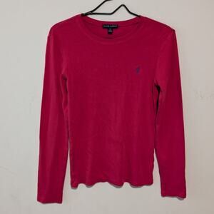 Ralph Lauren Hot Pink Long Sleeve Shirt